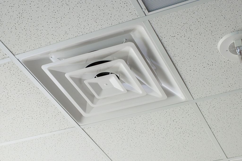 Air duct in an office.