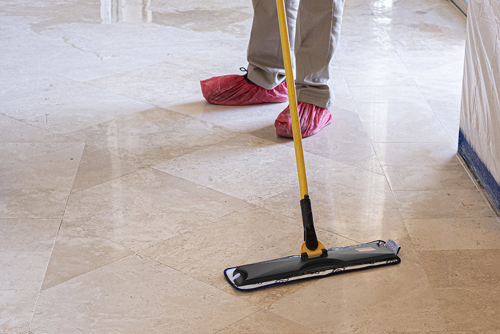 natural-stone-resealing A water-based, non-film forming sealers being applied to stone and hard surfaces as a barrier against dirt, grime and more