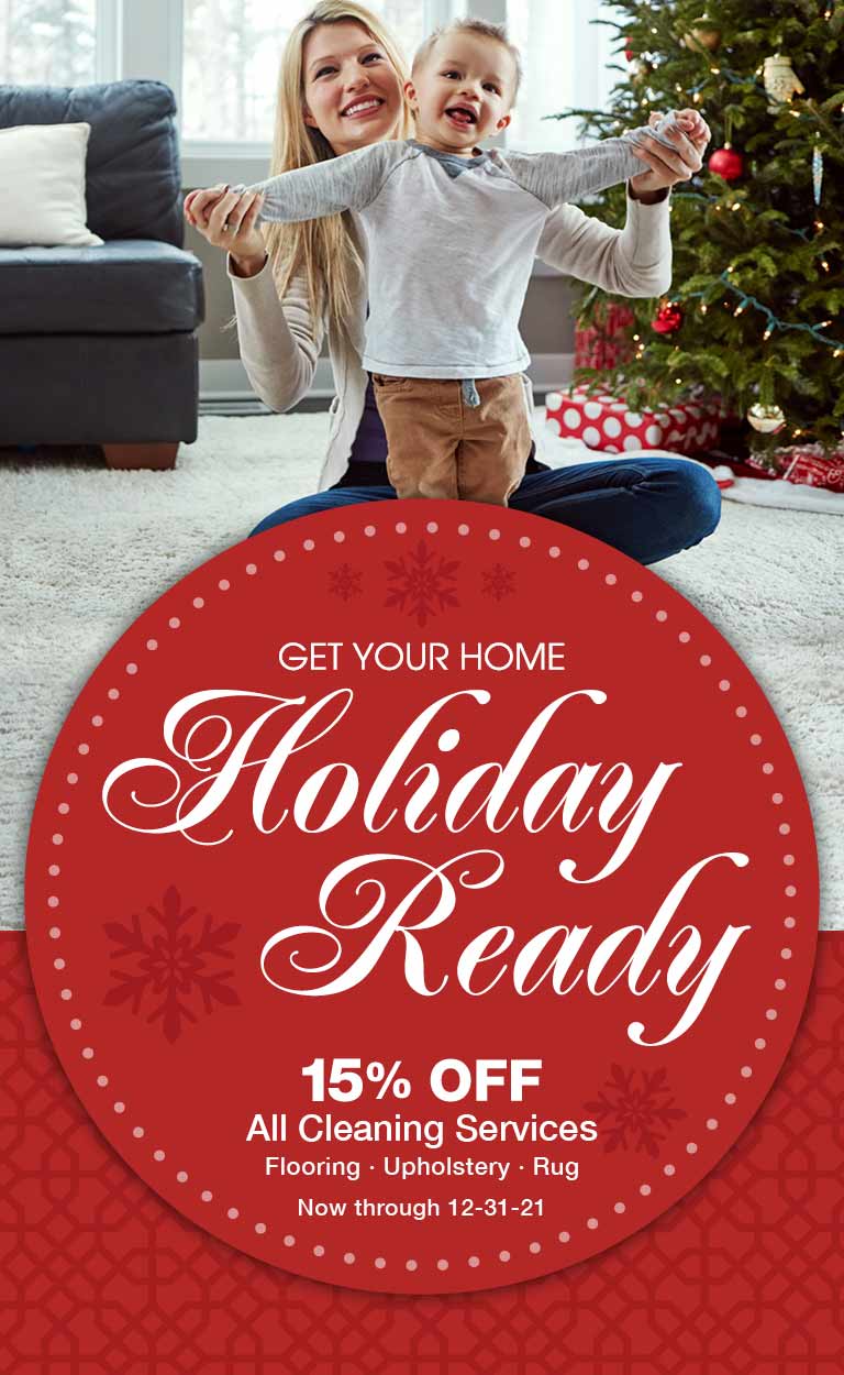 15% off all floor, upholstery, and rug cleaning services.