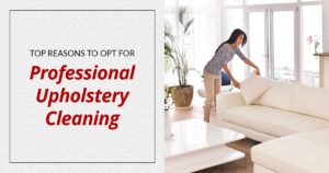 top reasons to opt for professional upholstery cleaning