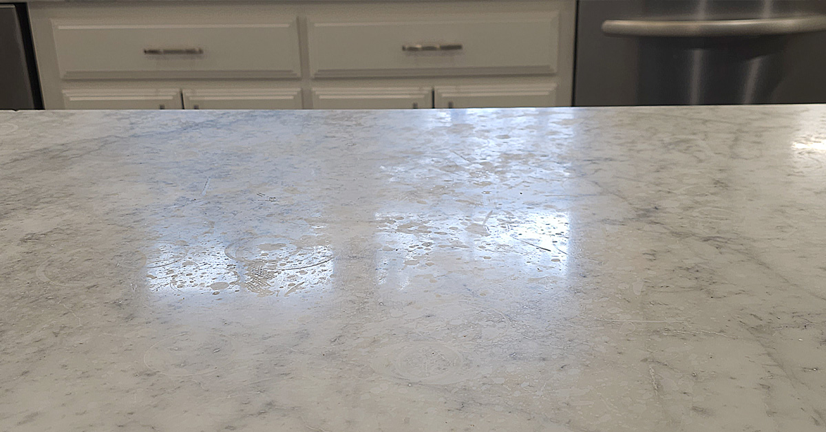 What Are Those Marks That Won’t Come Off? Etching – Damage to Your Natural Stone