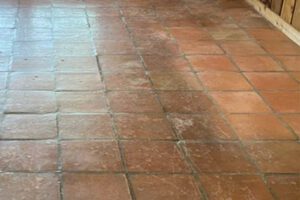 Stained Saltillo that needs repair
