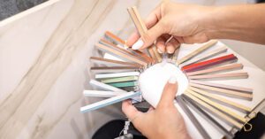 Choosing grout color for bathroom tile